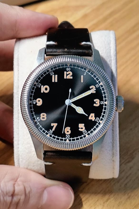 Hans Pilot automatic watch Seiko mod