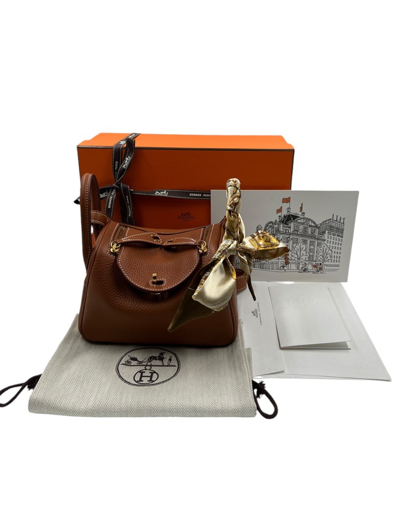 Hermes lindy gold best sale