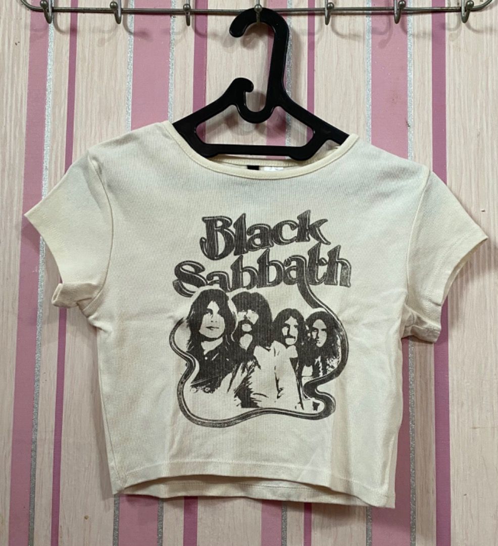 H&m black sabbath top