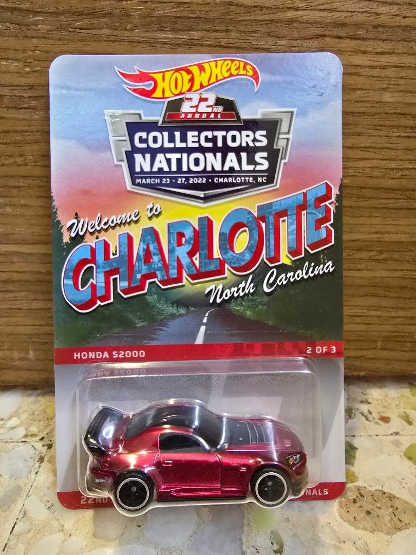 Hot Wheels RLC Honda S2000 22nd Annual Collectors Nationals Convention,  Charlotte, Hobbies & Toys, Toys & Games on Carousell