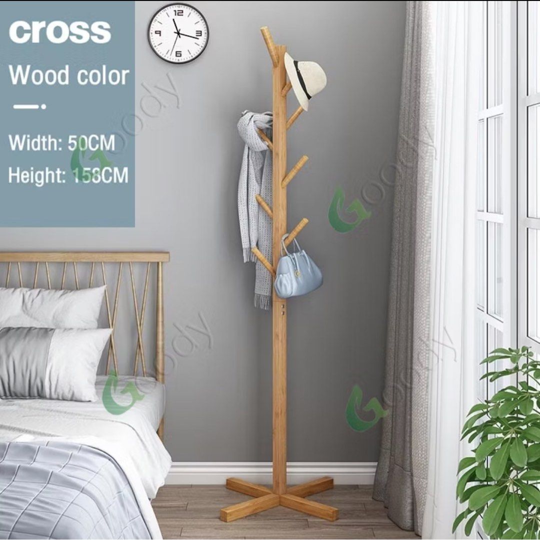 Ikea wooden coat rack hot sale