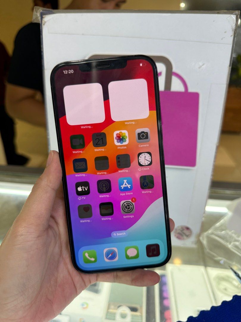 iphone 12 pro max 128gb 2ndhand (Category: iPhone 12 Series) located in Cainta. Submitted by vine_gadget_shop (Listing ID 1326722297, Image 3). Description: iphone 12 pro max 128gb 2ndhand ntc variant factory unlock no issue check all u want pick up store greenhills shopping center we accept trade in we accepy credit card and ggives installment we do cod and door to door we ship nationwide for fast transaction call 09277368323 look for vine visit