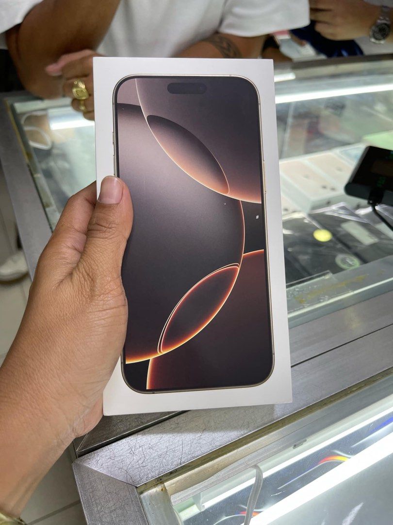 Iphone 16 pro 128gb brand new sealed (Category: iPhone 16 Series) located in Manila. Submitted by nuludjasmi59028 (Listing ID 1326698005, Image 2). Description: Iphone 16 pro brand new sealed Factory unlock Ntc variant.