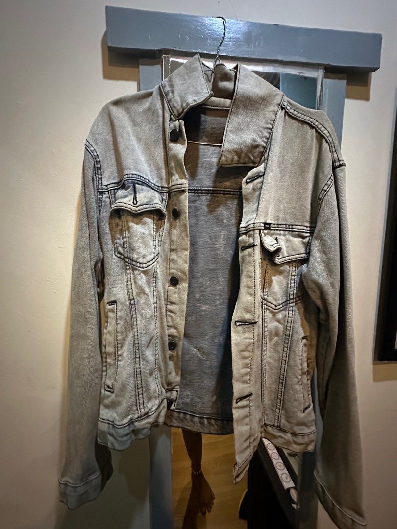 Jaket jeans pull and bear shop