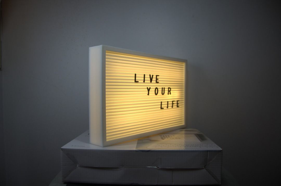 Led Letter Lightbox Personalize Your Space, Furniture & Home Living