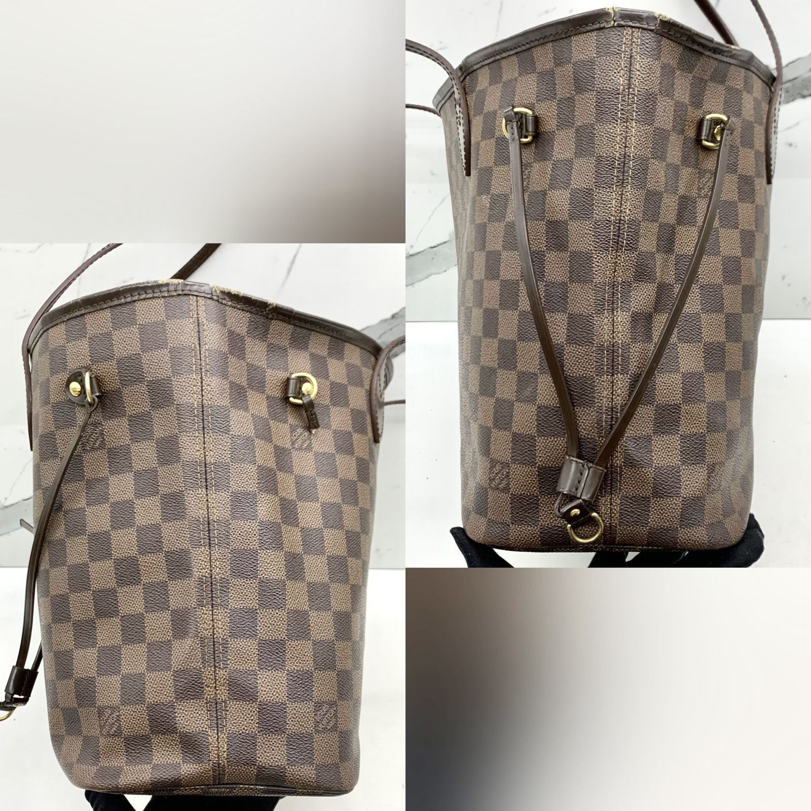 LOUIS VUITTON DAMIER NEVERFULL MM TOTE BAG 247046312