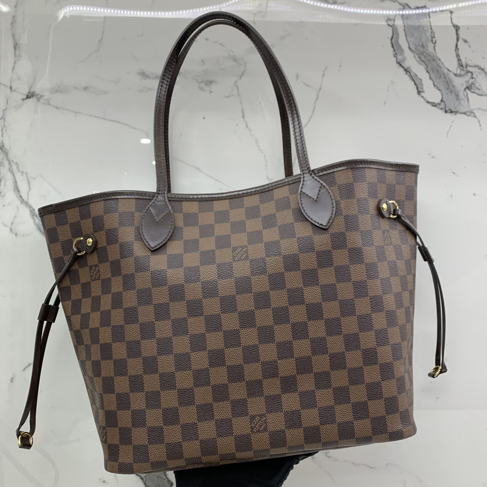 LOUIS VUITTON N41358 DAMIER NEVERFULL MM TOTE BAG W POUCH 247047910 Luxury Bags Wallets on Carousell