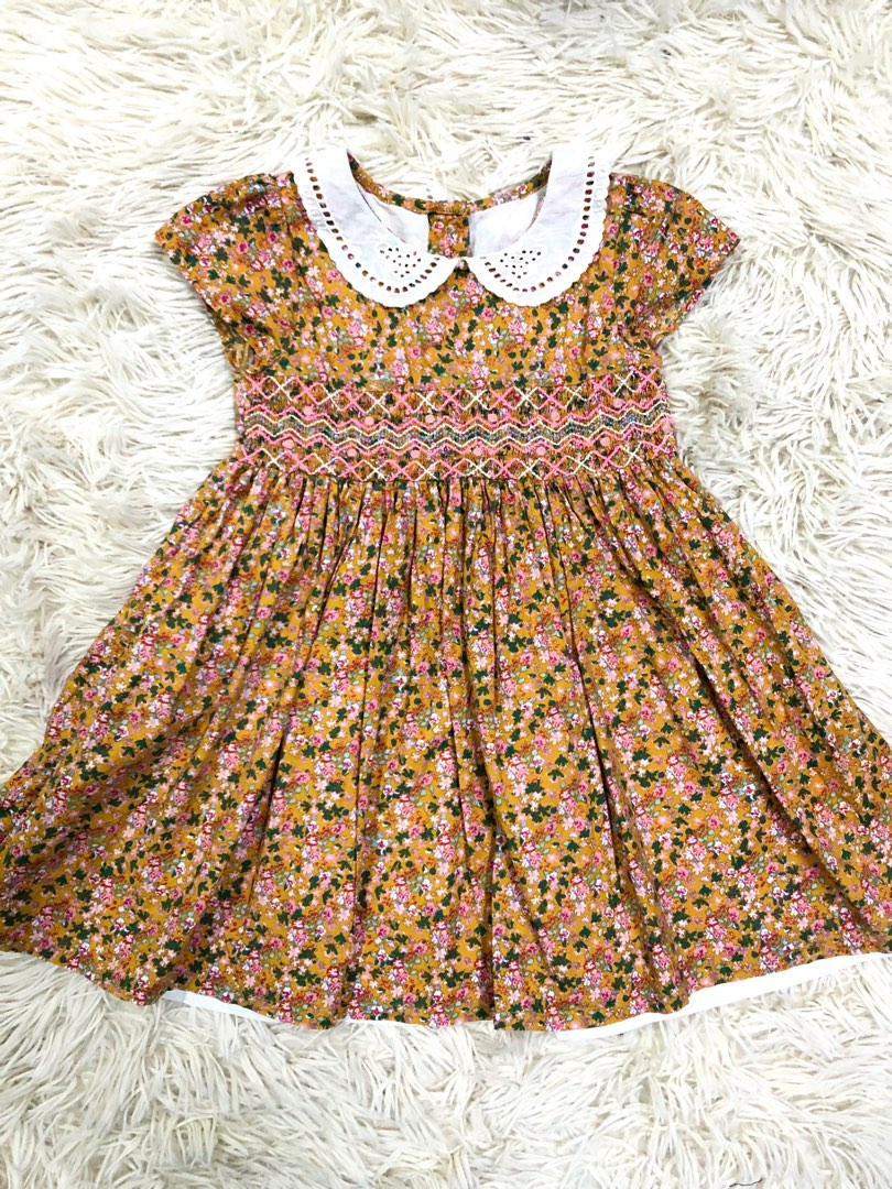 Matalan Smock Dress Babies Kids Babies Kids Fashion on Carousell