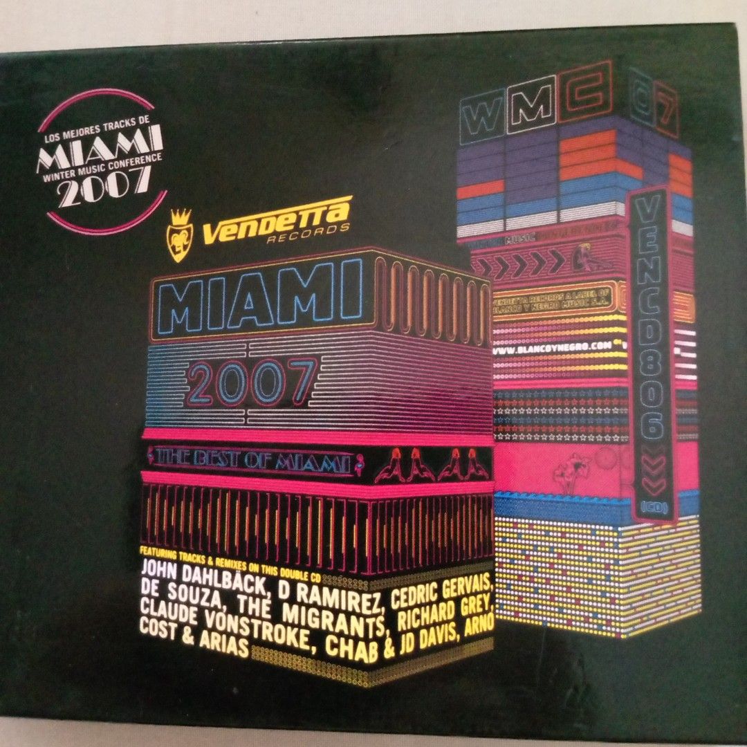 Miami 2007 Techno House Music CD (Category: CDs & DVDs) located in Manila. Submitted by homethingsetc (Listing ID 1326692879, Image 1). Description: Miami 2007 Techno House Double CD 100 pesos Pick up Cityland Wack Wack Royal Mansion.