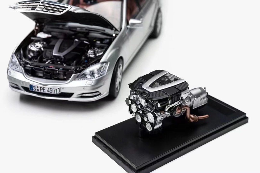 MotorHelix 1:18 Mercedes Benz S Class S600L (W221) Silver