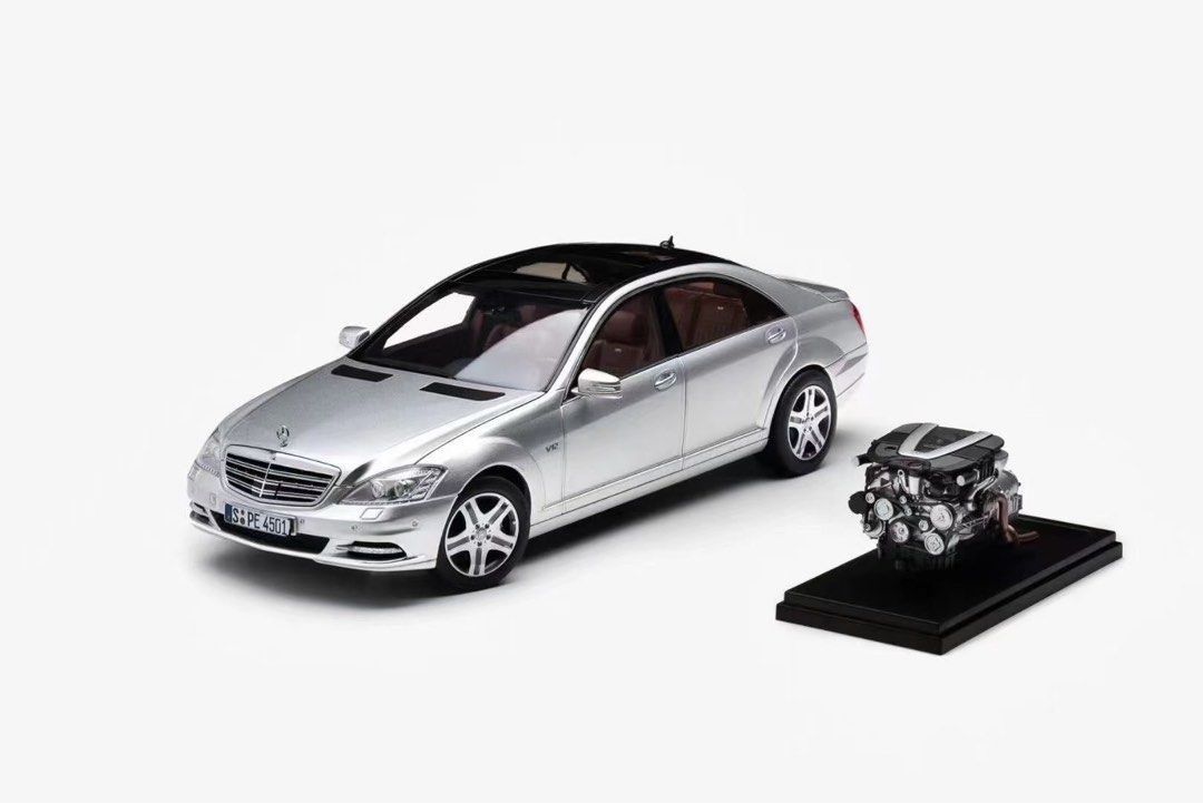 MotorHelix 1:18 Mercedes Benz S Class S600L (W221) Silver