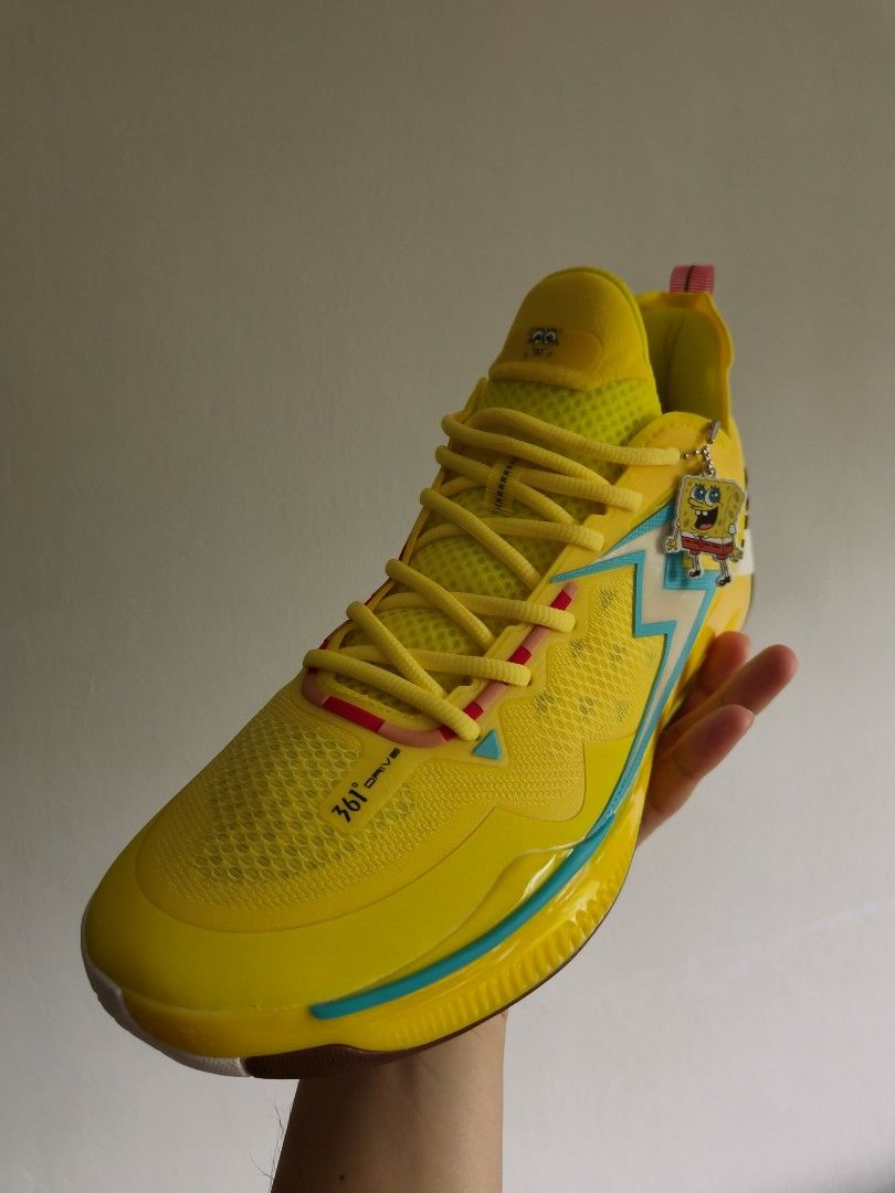 NEW 361 Degrees Big 3 5.0 Quick Pro X SpongeBob Squarepants Basketball Sneakers Men s Fashion Footwear Sneakers on Carousell