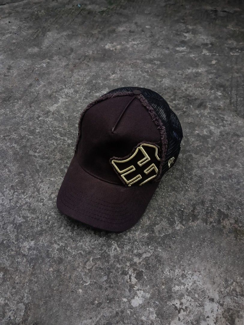 New Era Trucker Cap Hanshin Tigers Collaboration Men s Fashion Watches Accessories Caps Hats on Carousell