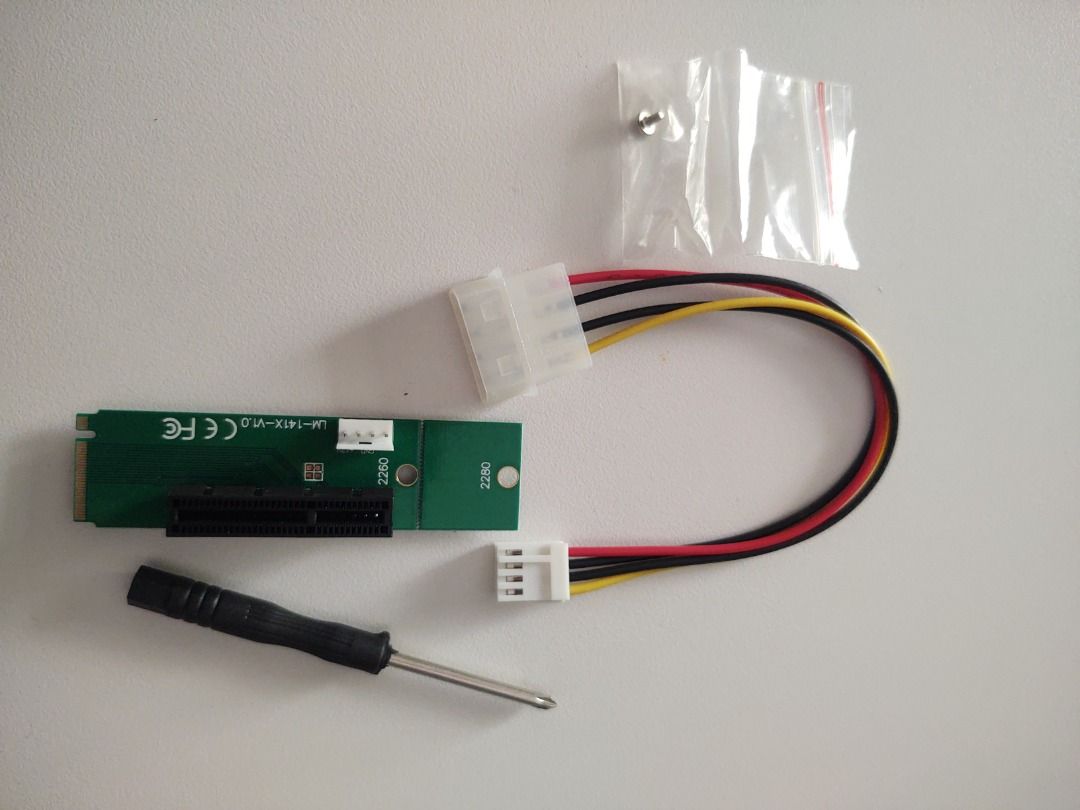 NGFF M2 to PCI-e 4x Slot Riser Card M key M.2 SSD Port to PCI Express  Adapter Convertor for Mining Bitcoin Miner for BTC LTC ETH, Computers &  Tech, Parts & Accessories,
