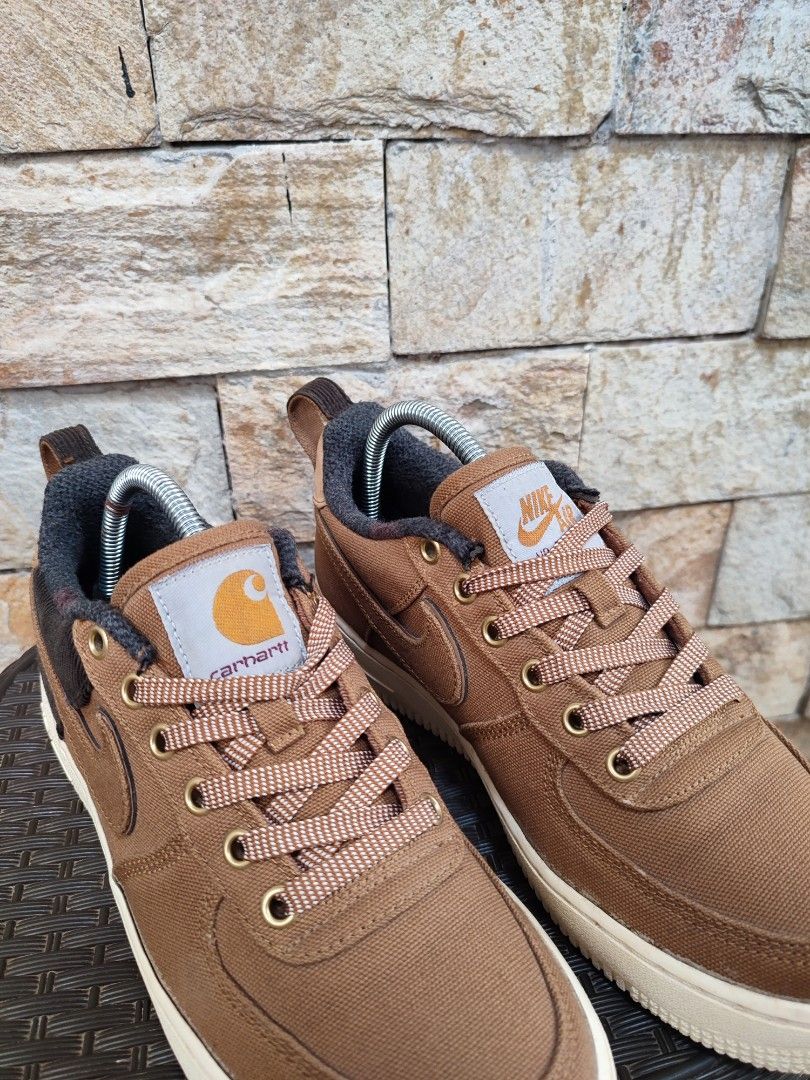 Carhartt WIP x Nike Air Force 1 07 Premium ALE BROWN Men s Fashion Footwear Sneakers on Carousell