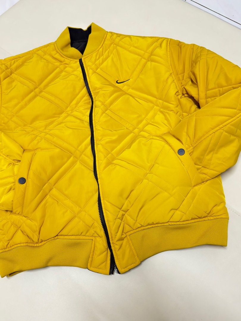 yellow nike bomber jacket