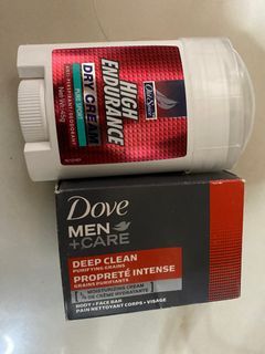 Old Spice High Endurance plus Dove Men Care