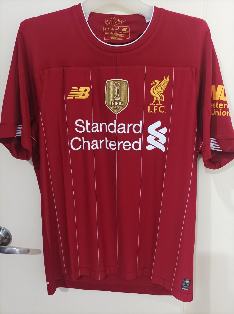Original New Balance Liverpool 2019 20 Home Jersey Men s Fashion Activewear on Carousell