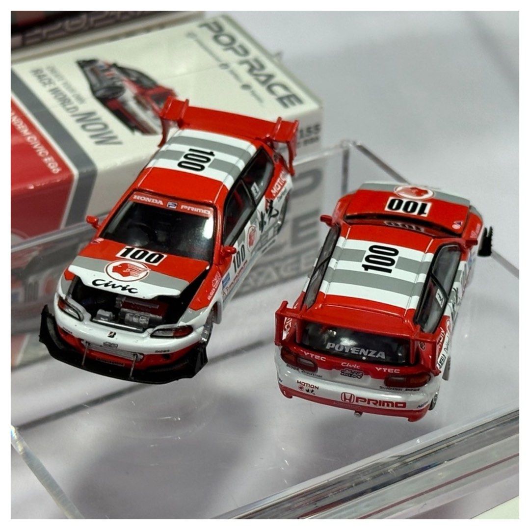 希少 POP RACE 1/64 PANDEM CIVIC EG6 出光カラー 1/64 PANDEM CIVIC EG6 v1.5 IDEMITSU MOTION INFINITE | Honda
