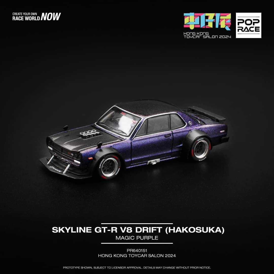 K-POP・アジア RT-5046 1 64 Nissan Skyline GT-R (KPGC10) Hakosuka V8 Drift Car