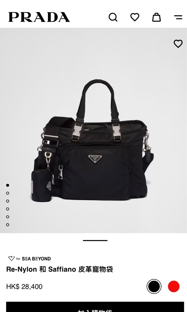 Prada pet carrier online