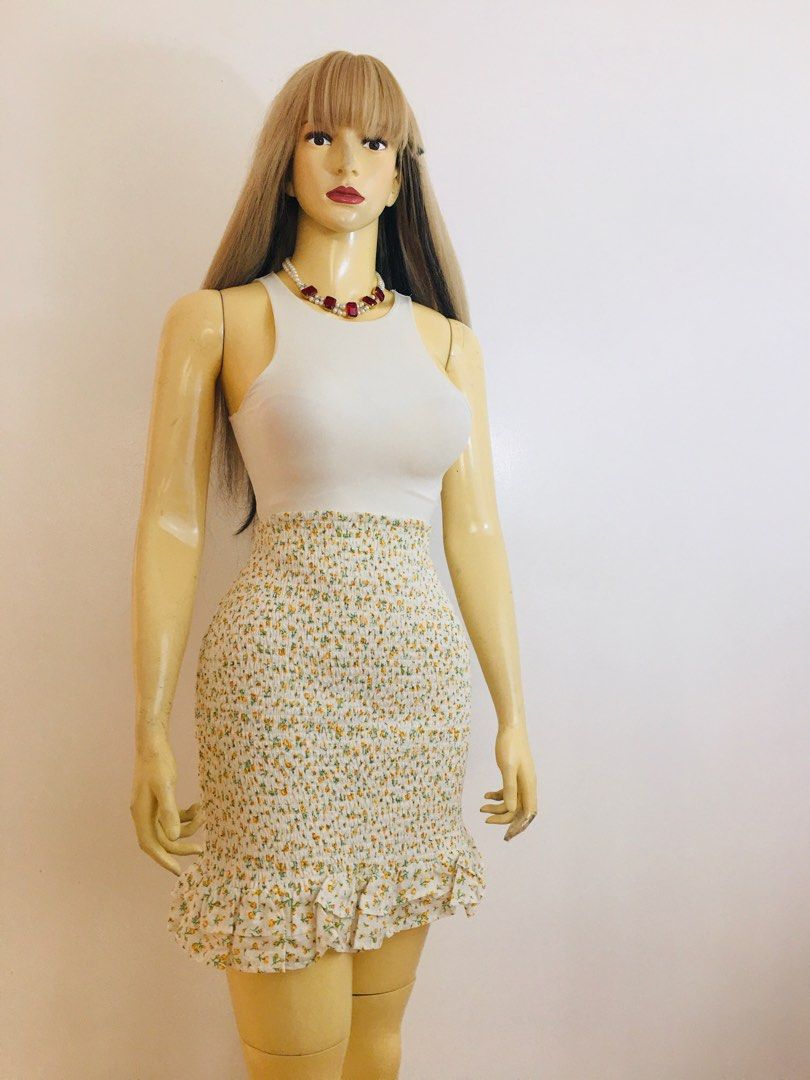 Yellow skirt primark cheap