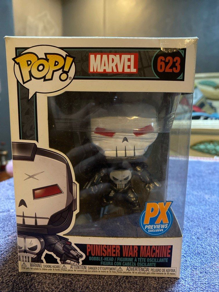 Punisher War Machine (Category: Action & Battle Toys) located in Quezon City. Submitted by ming.meow (Listing ID 1326759035, Image 1). Description: Old collection. Box: 8.0 Never opened..