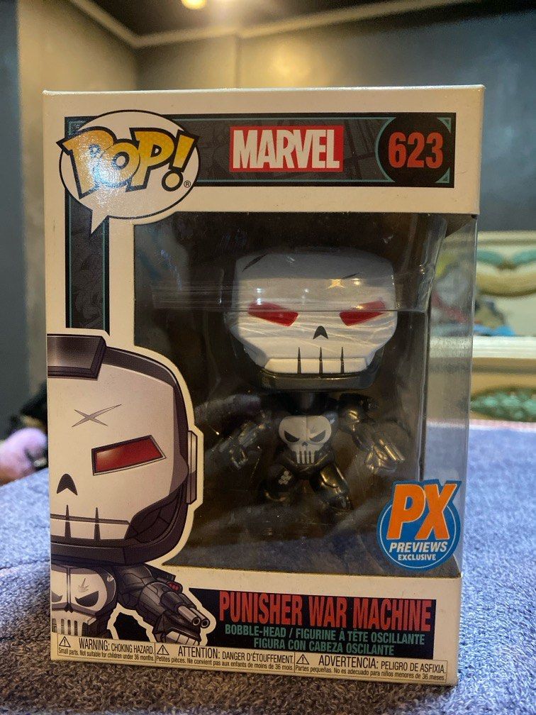 Punisher War Machine (Category: Action & Battle Toys) located in Quezon City. Submitted by ming.meow (Listing ID 1326761082, Image 1). Description: Old collection. Box: 8.5 Never opened..