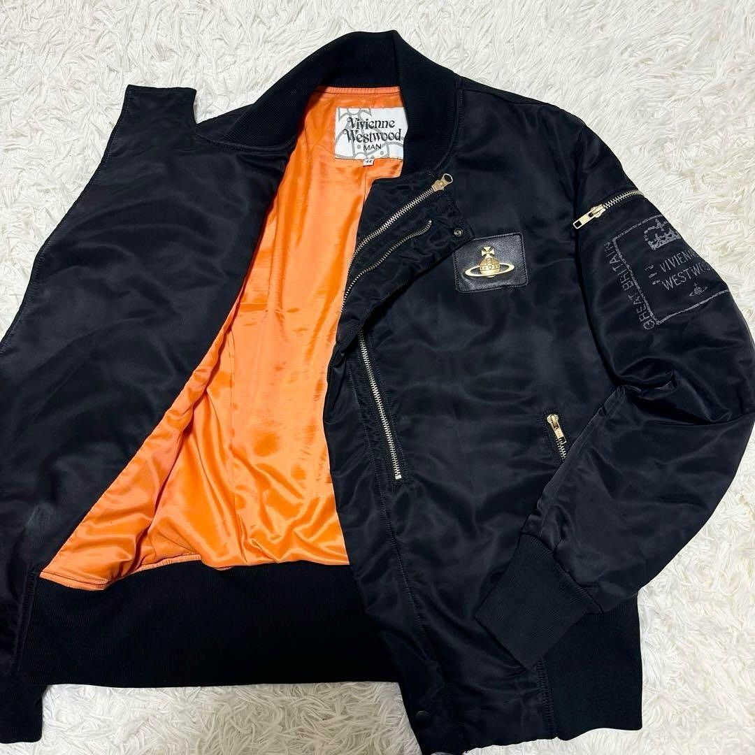 viviennewestwoodMAN メルトンライダースブルゾン Vivienne Westwood