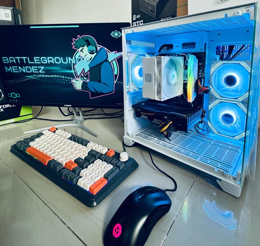RYZEN 5 GAMING BUILD (Category: Desktops) located in Manila. Submitted by hassuru.ph (Listing ID 1326707854, Image 2). Description: RYZEN 5 GAMING BUILD ₱35,000 CPU: RYZEN 5600G 6CORES BRANDNEW PSU: Cougar STC500 500watts 80 Plus BRANDNEW MOBO: MSI A520M-A PRO BRANDNEW CPU FAN: Deepcool AG400 BRANDNEW SYSTEM FAN: OPENVIEW 3X RGB FAN MEMORY: T-Force Delta RGB 16GB 8GBx2 DDR4 3600MHz BRANDNEW GPU: MSI VENTUS 1660 SUPER USED FREE: NVISION IP24V1 USE