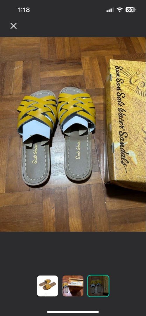 Saltwater sandals size 6 discount