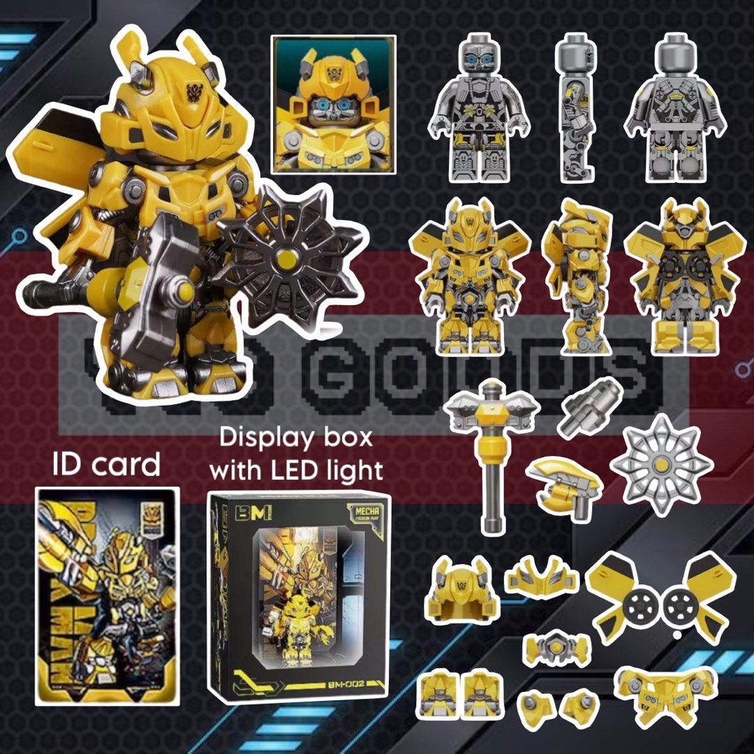Limited Edition Transformers Bumblebee Minifigures Transformers Mini Figures Bumblebee Not Lego Minifigures Hobbies Toys Toys Games on Carousell
