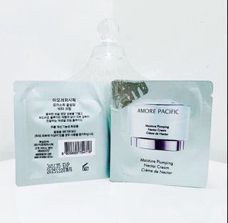 方便旅行/出trip用 ❗️補一補 一包幾次夠新鮮 AmorePacific, 2ml, MOISTURE PLUMPING NECTAR CREAM, 竹露水潤面霜 $15 each64190237491075110