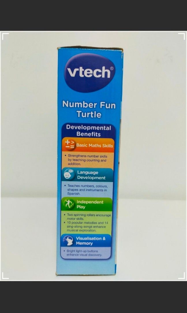 Vtech Number Fun Turtle Vtech toy Education Toy