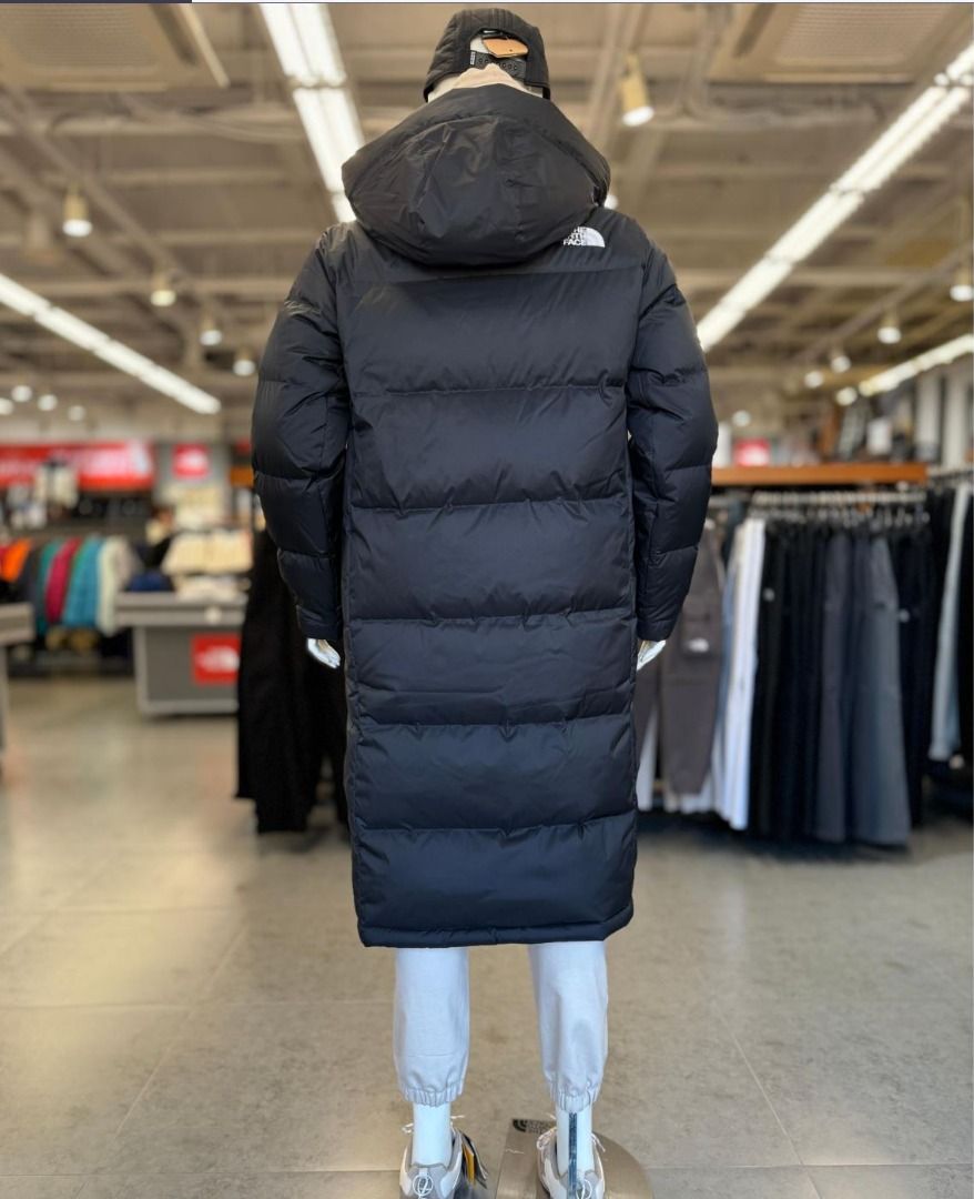 XS 160cm below TNF unisex THE NORTH FACE goose down long coat women coat men coat winter puffer jacket hoodie coat water repellent Women s Fashion Coats Jackets and Outerwear on Carousell