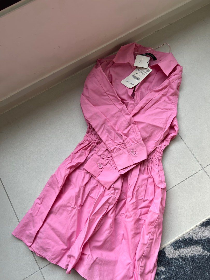 pink babydoll dress for women Pink Babydoll Dress, Pink / XS