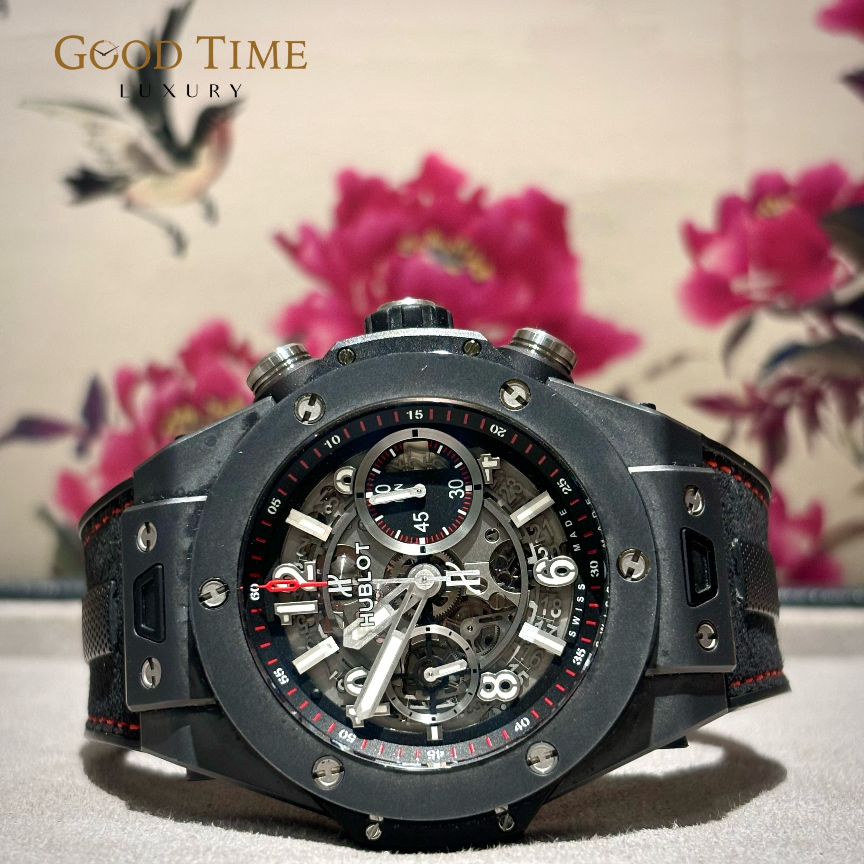 Hublot big bang full black clearance