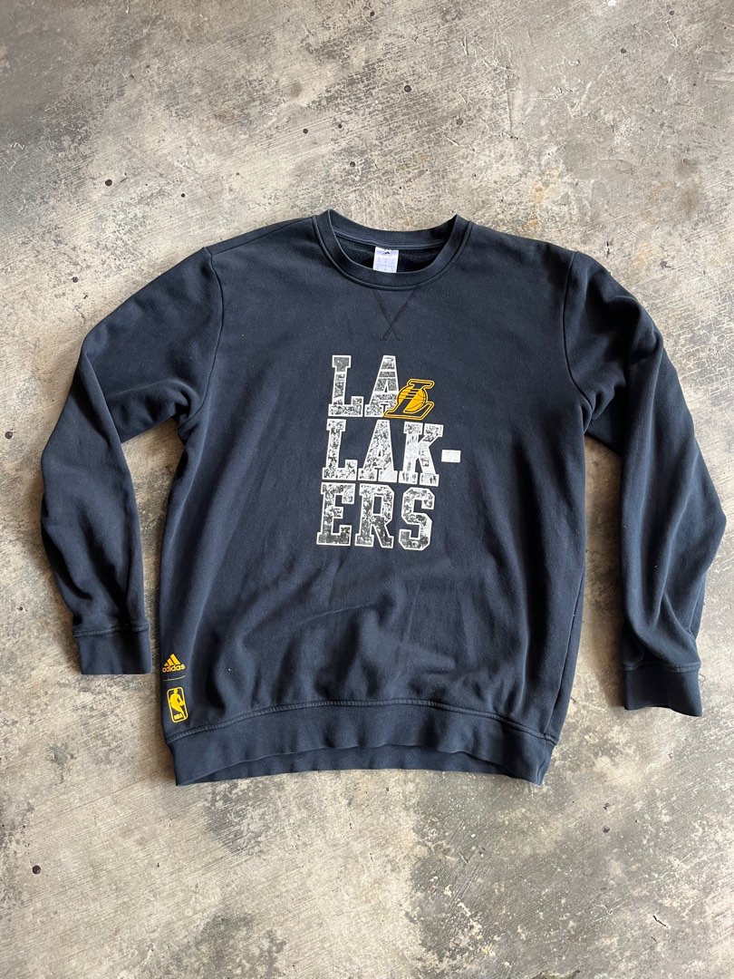 ADIDAS LAKERS SWEATSHIRT Men s Fashion Activewear on Carousell