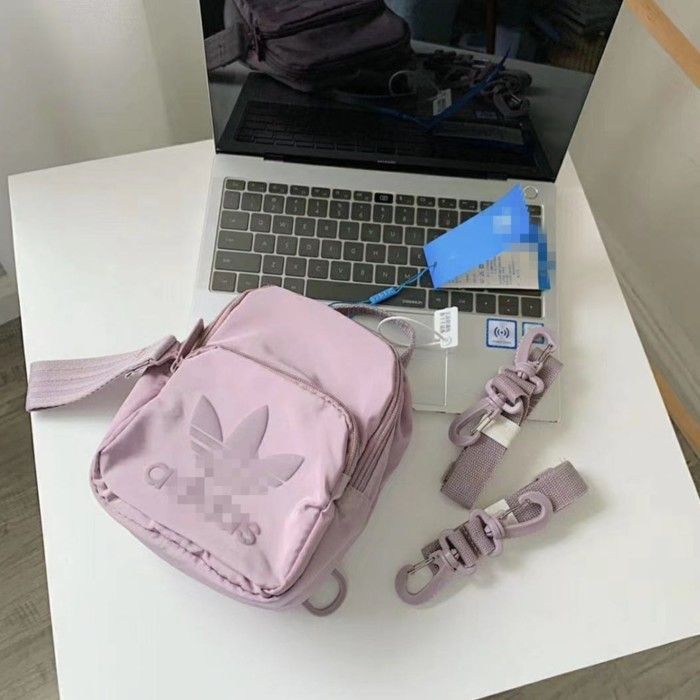 Adidas originals sleek backpack in purple clearance