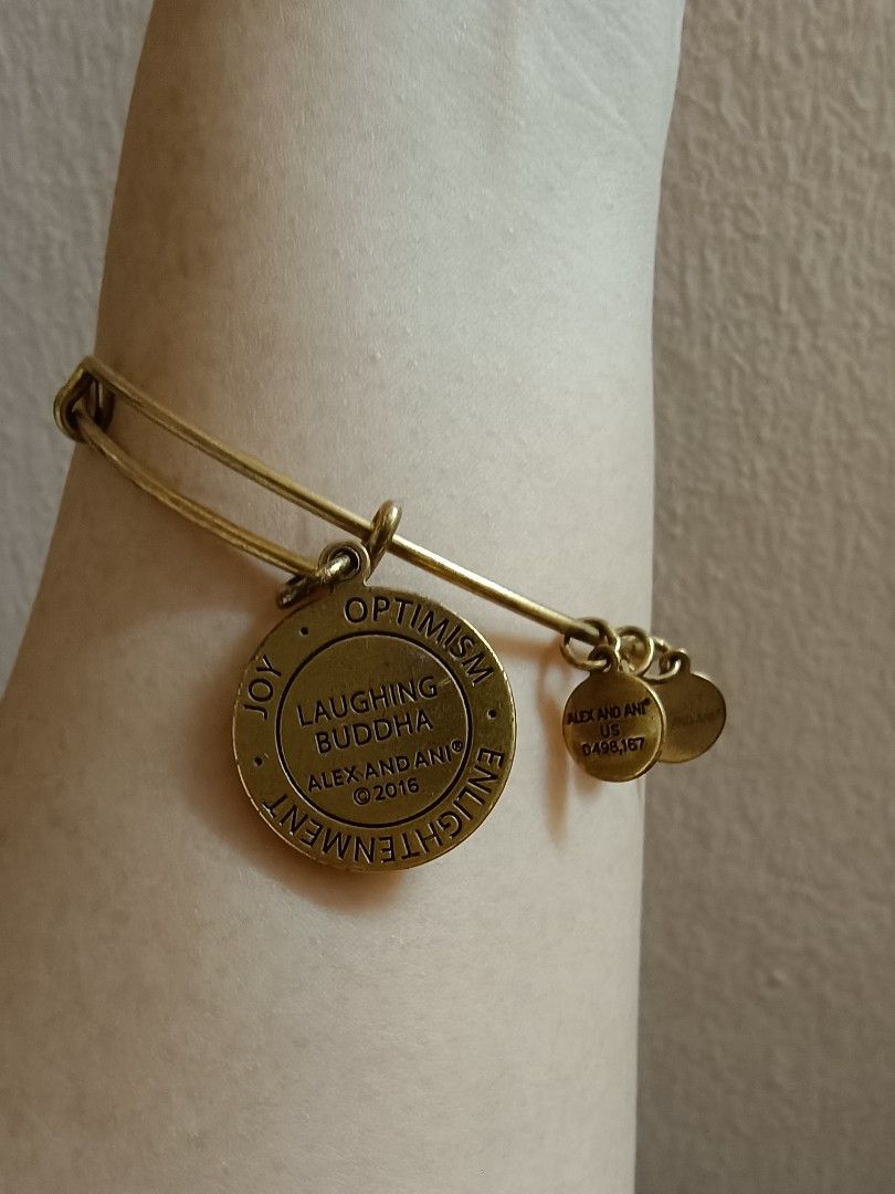 Alex and Ani Laughing Buddha Bangle made in America