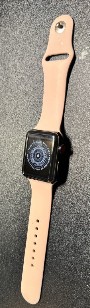 Apple watch series 3 42mm stainless steel case top