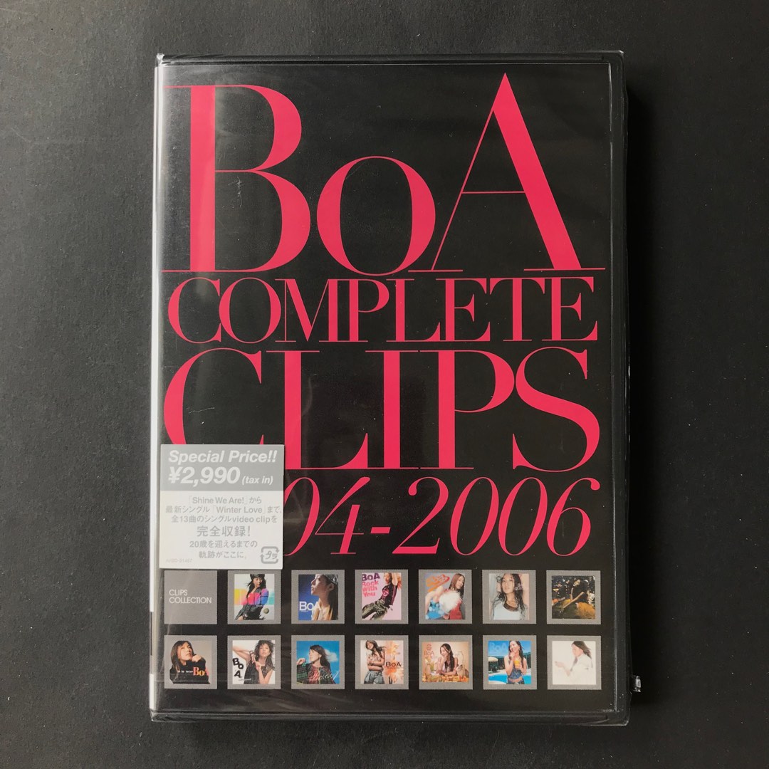 BoA COMPLETE CLIPS 2004-2006 DVD（Made in Japan）/ BoA, 興趣與生活