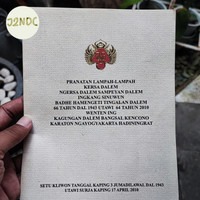 Buku Resmi Rundown Acara Tingalan Dalem Sri Sultan HB X Kraton Jogja ...