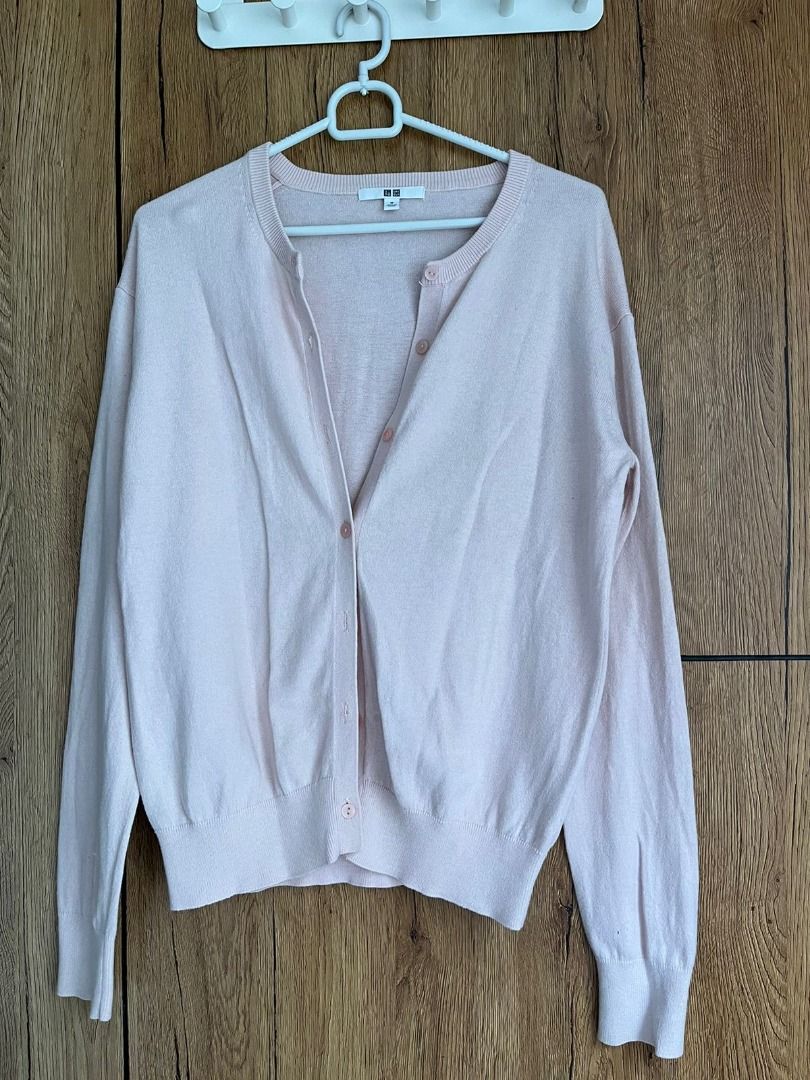 Cardigan Uniqlo Pink
