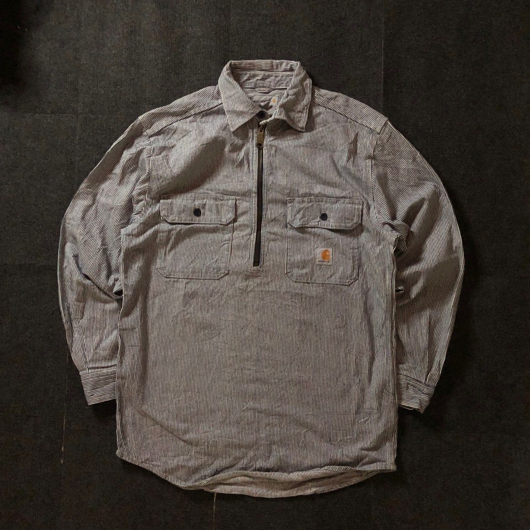 Carhartt hickory shirt clearance