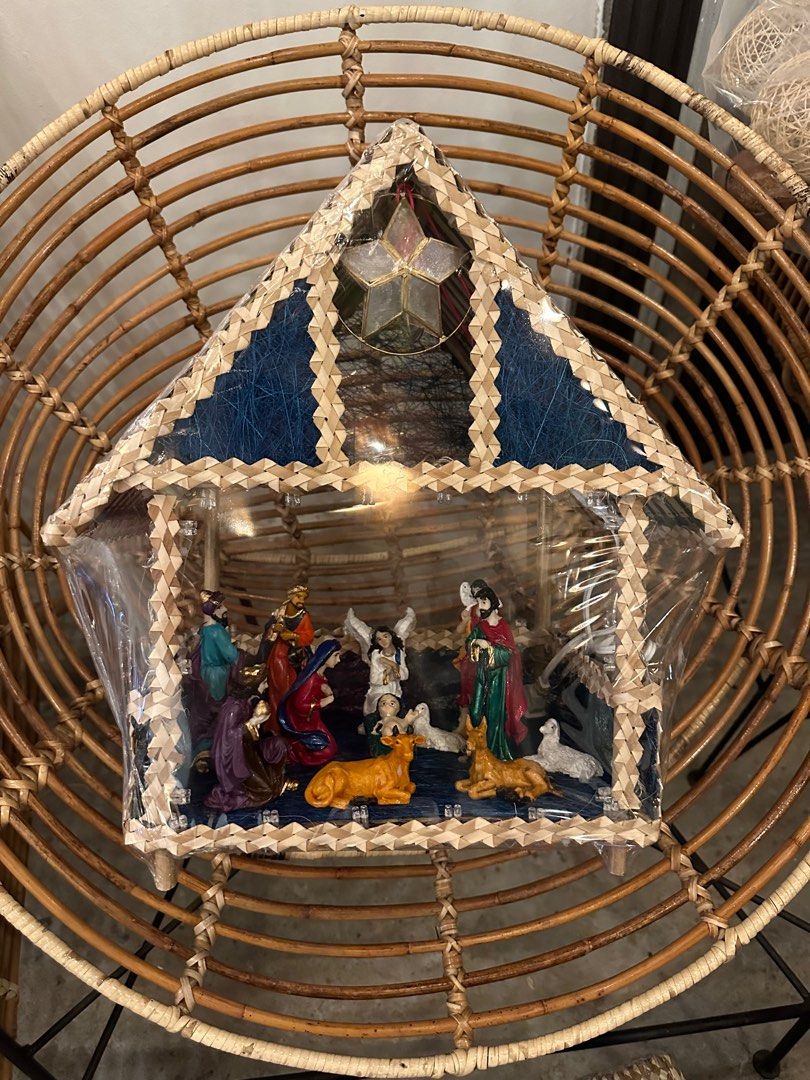 Christmas Belen (Category: Other Home Decor) located in Binan City. Submitted by badooo (Listing ID 1326938772, Image 3). Description: 1. Small P950 (size small 10” x 10” x6”) 2. Medium 1,100 PHP (size: mefium 13” x 17” x 7”) 3. Large 1,350 PHP (17 “ x 12 x18”).