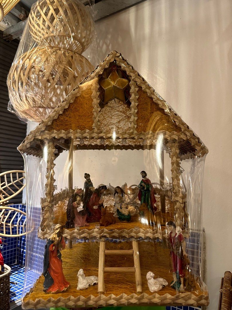Christmas Belen (Category: Other Home Decor) located in Binan City. Submitted by badooo (Listing ID 1326938772, Image 2). Description: 1. Small P950 (size small 10” x 10” x6”) 2. Medium 1,100 PHP (size: mefium 13” x 17” x 7”) 3. Large 1,350 PHP (17 “ x 12 x18”).