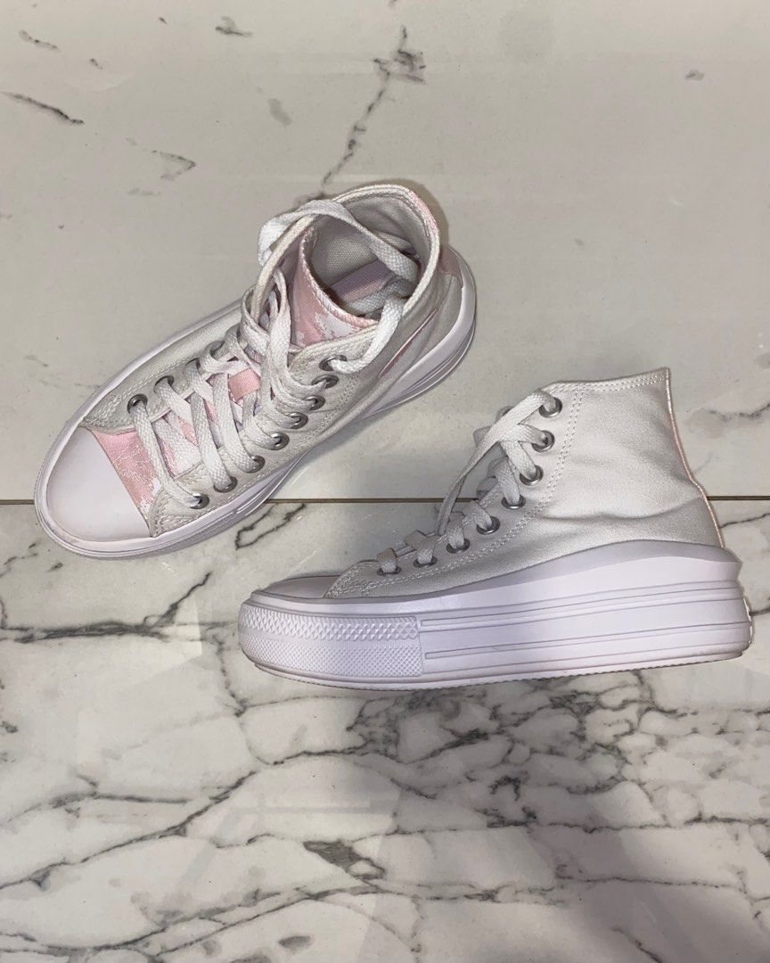 Converse Chuck Taylor All Star Move Pink Foam White Women s Fashion Footwear Sneakers on Carousell