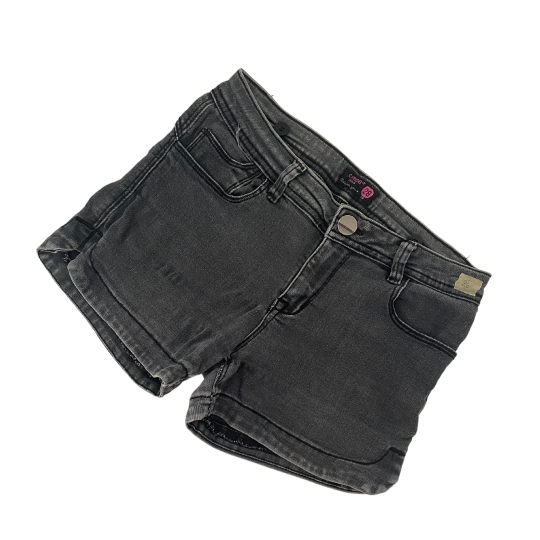 Vintage black denim shorts cheap