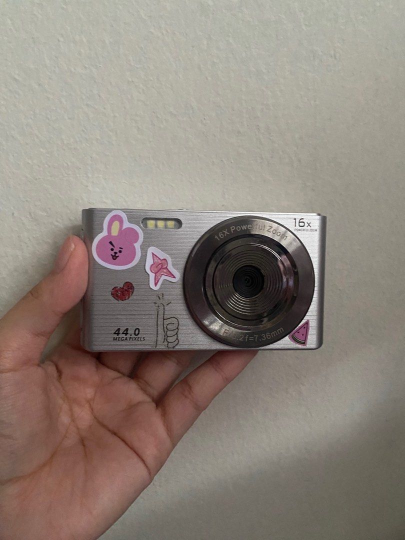 DIGITAL CAMERA (Category: Cameras) located in Shah Alam. Submitted by qttulips (Listing ID 1326924239, Image 1). Description: digi cam for sale 🎀 urgent sale ‼️ serious buyer only that is the example photos so don’t ask me for more ^^ (raw without editing and settings) postage only 🚚 i can remove the stickers if u want ^^.